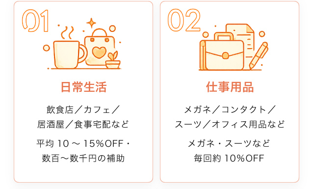 日常生活、仕事用品